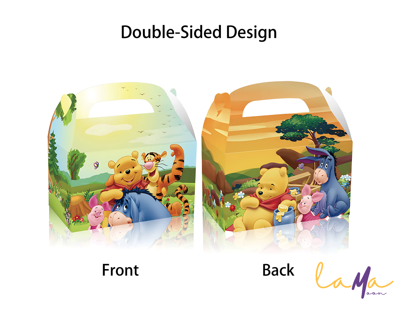 Winnie the Pooh Party Favor Box: Birthday, Baby Shower