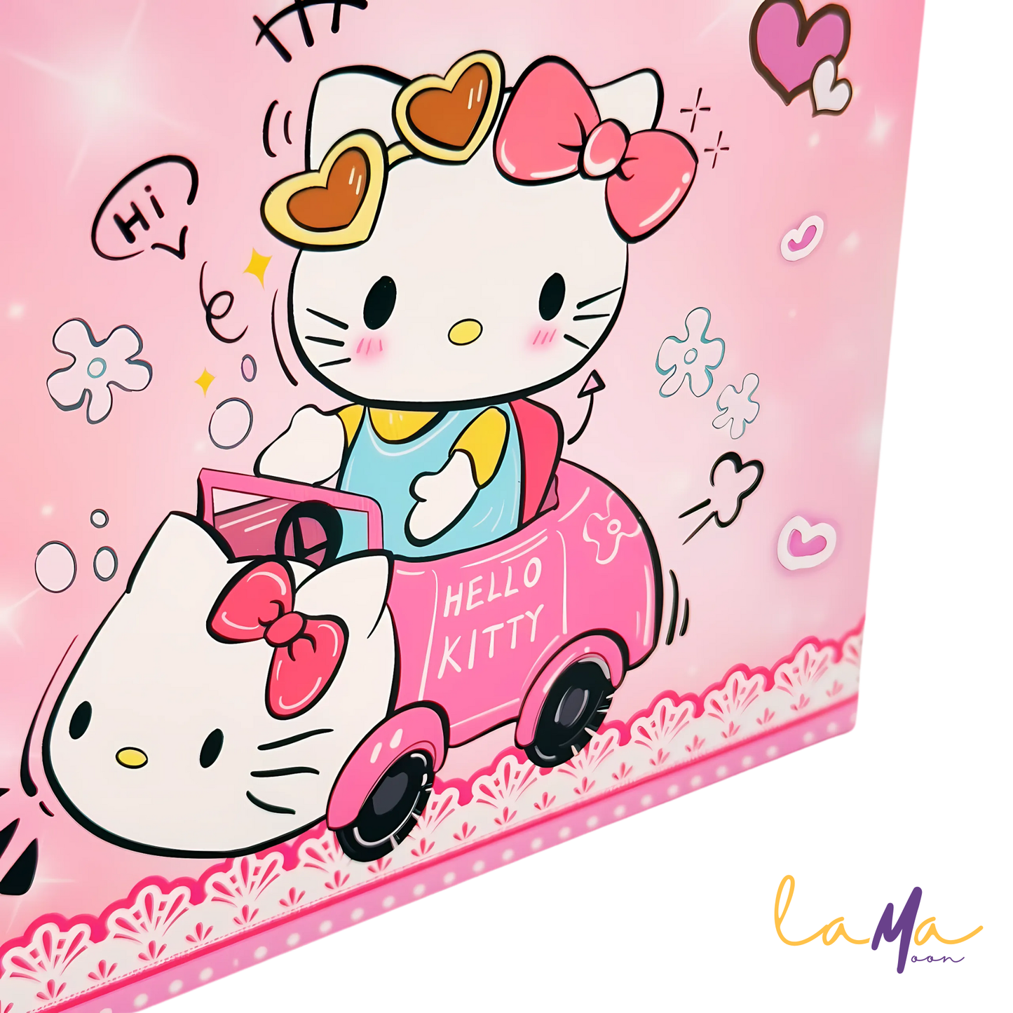 Hello Kitty Party Favor Box: Pink Birthday Goodie Gift Box