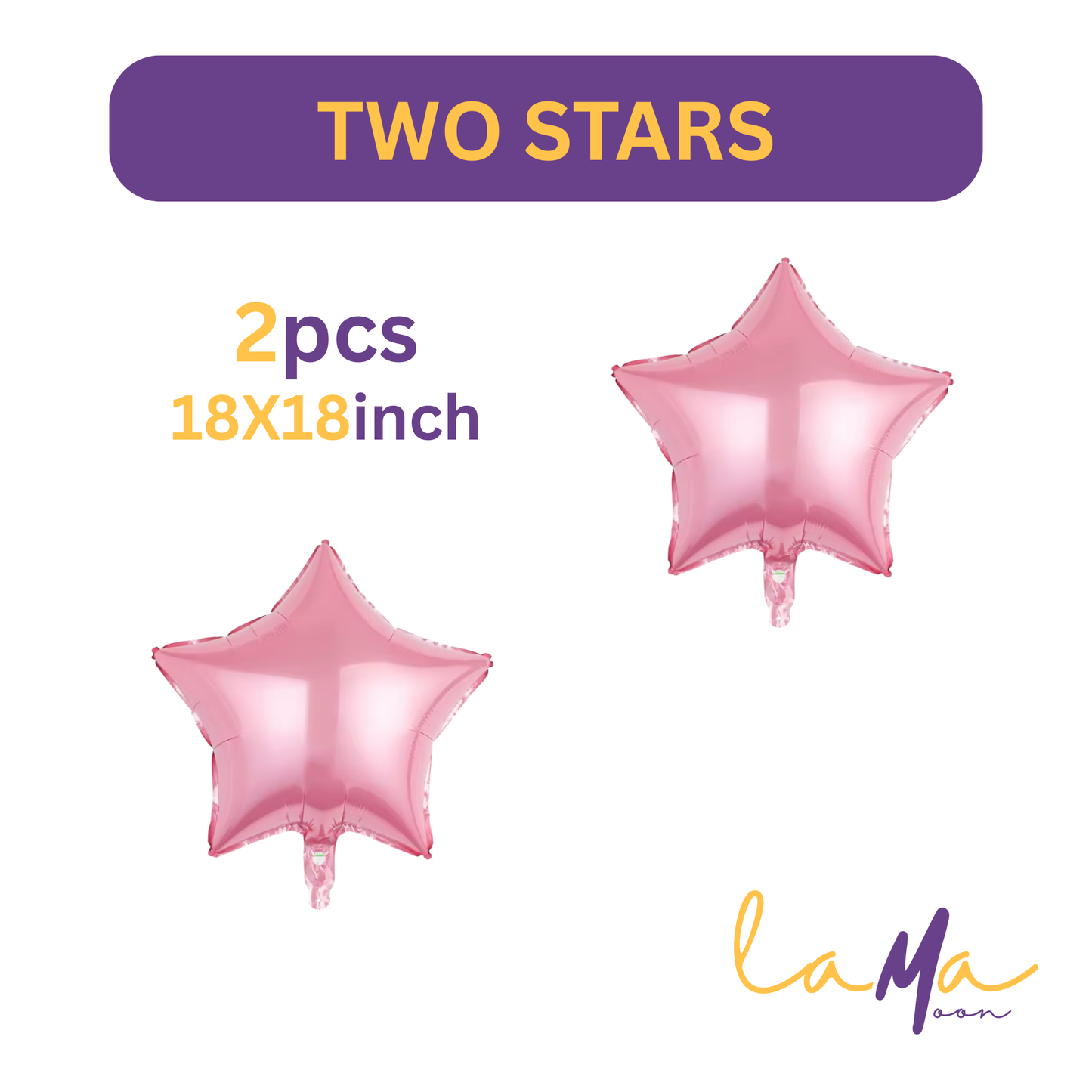 16-inch metallic pink star-shaped foil balloon to complement SpongeBob themed party sets.