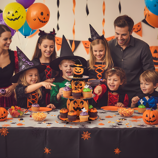 Halloween Cupcake Stand 3-Tier Trick or Treat Party Decorations