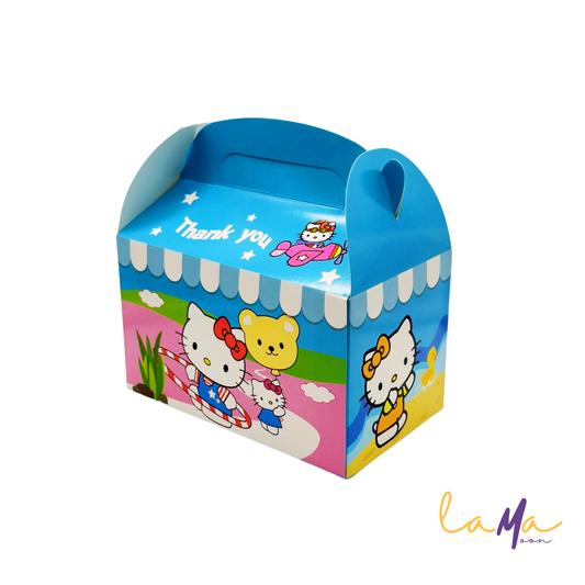 Hello Kitty Party Favor Box: Handmade Birthday Goodie Box