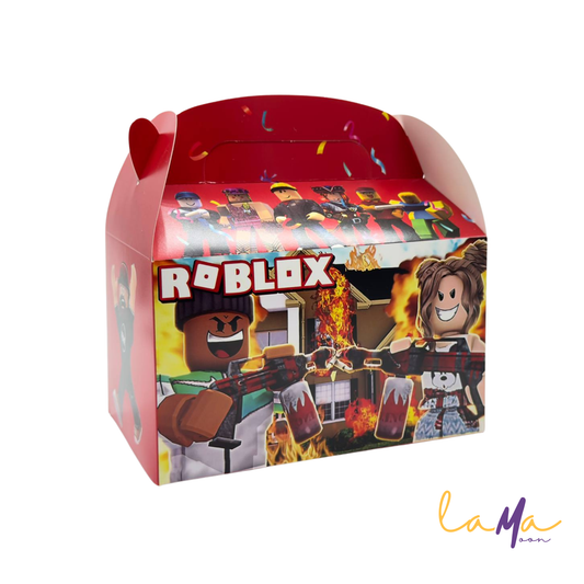 Roblox Party Favor Boxes: Gaming Birthday Treat Boxes