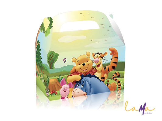 Winnie the Pooh Party Favor Box: Birthday, Baby Shower