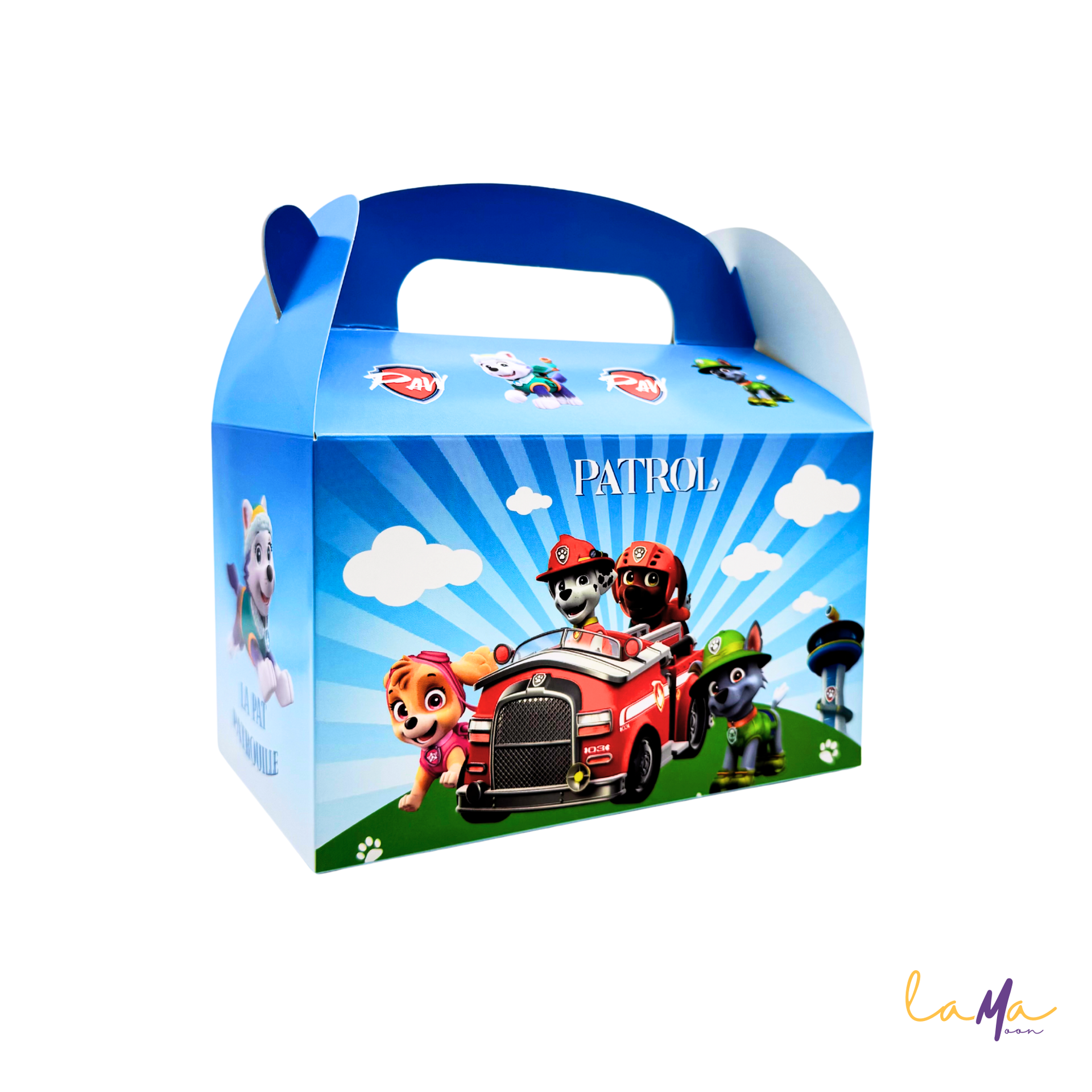 Cartoon Puppy Birthday Favor Box – Kids’ Dog-Themed Treat Bag
