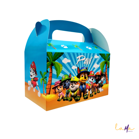 Puppy Party Favor Boxes: Cartoon Dog Treat Bags