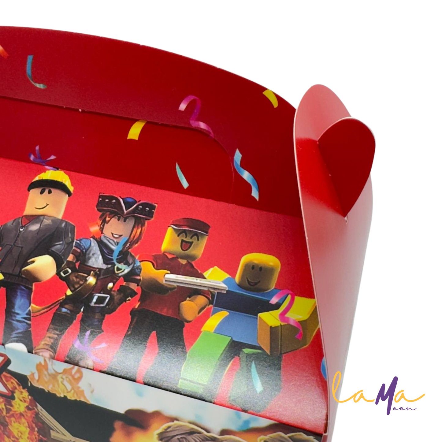 Roblox Party Favor Boxes: Gaming Birthday Treat Boxes