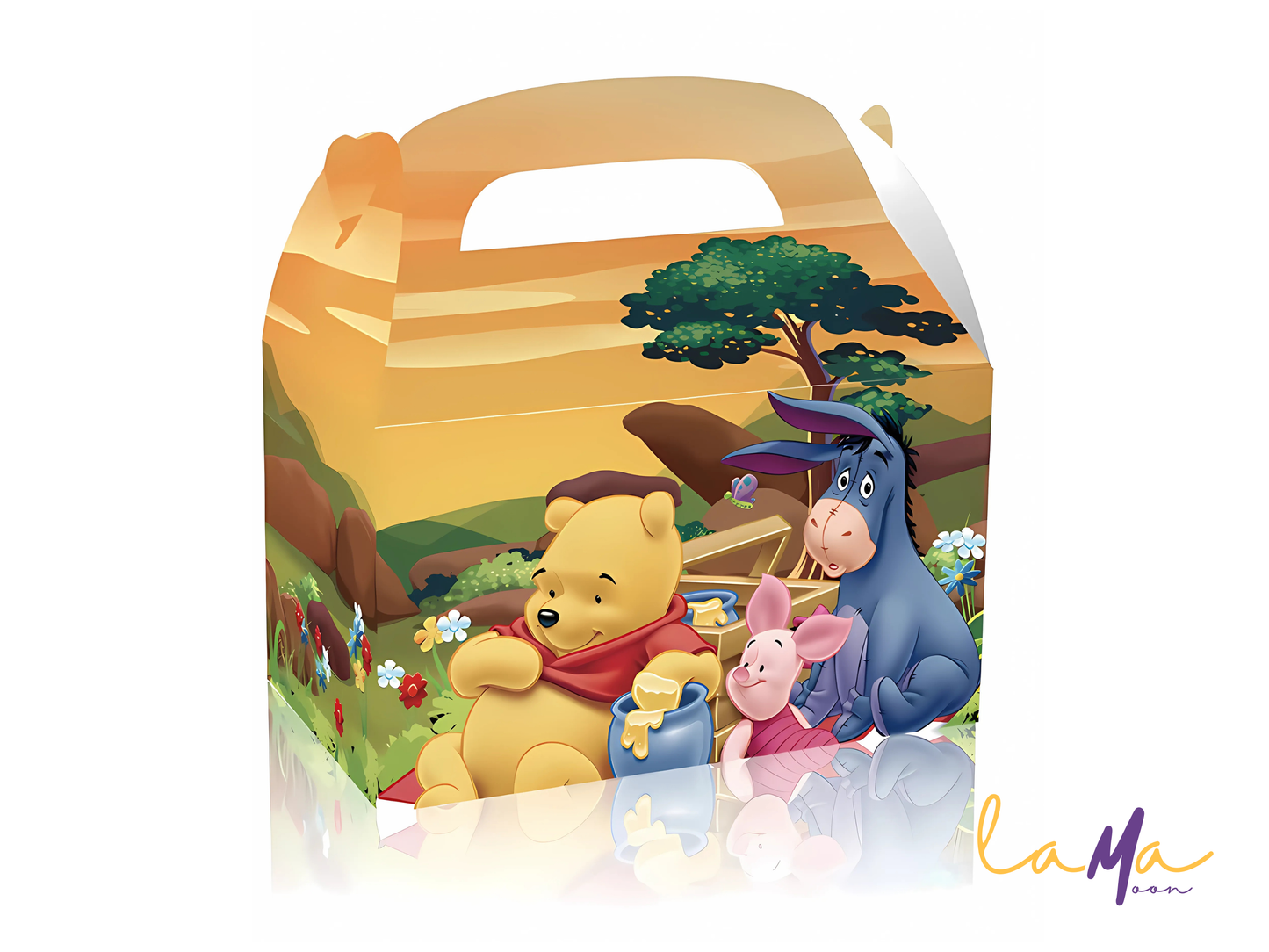 Winnie the Pooh Party Favor Box: Birthday, Baby Shower