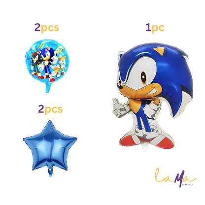 Sonic the Hedgehog Balloon Set: Kids Gaming Party Decorations