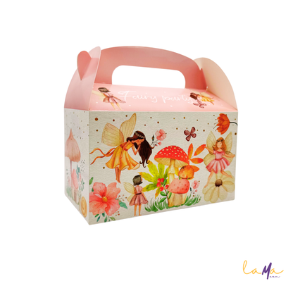 Fairy Garden Party Favor Boxes: Whimsical Treat Boxes (3.8 x 6.3 Inches)