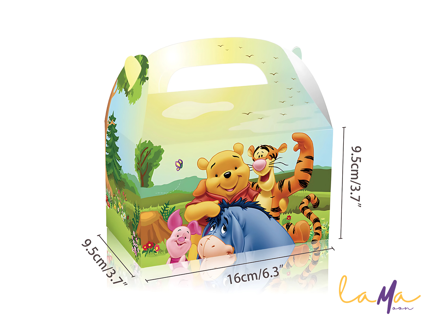 Winnie the Pooh Party Favor Box: Birthday, Baby Shower