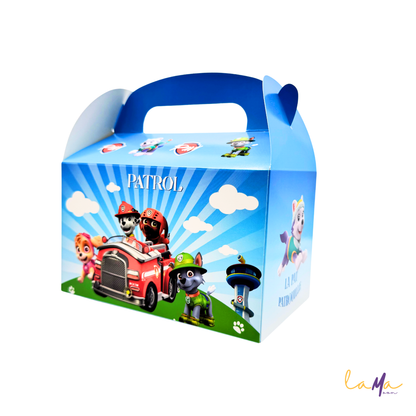 Cartoon Puppy Birthday Favor Box – Kids’ Dog-Themed Treat Bag
