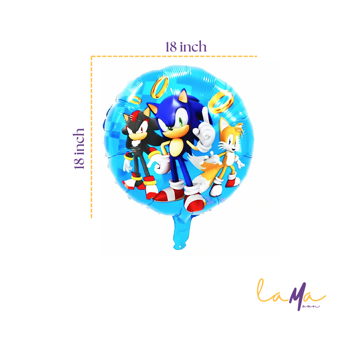Sonic the Hedgehog Balloon Set: Kids Gaming Party Decorations