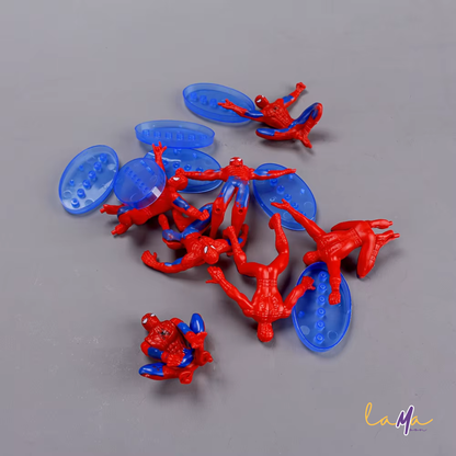 Spider Man 7-Piece Figurine Set – Anime Style Collectible Toys for Cake Decorations