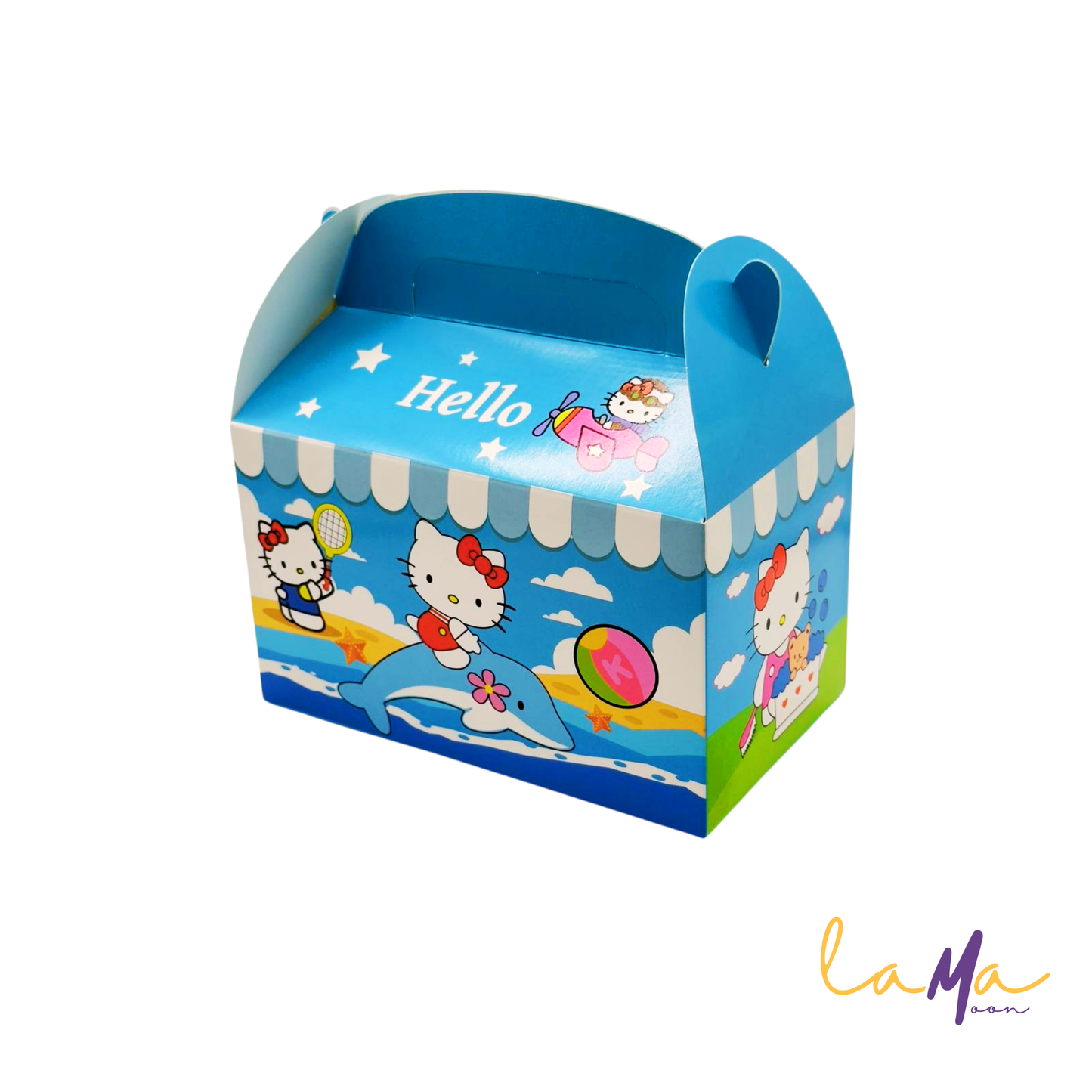 Hello Kitty Party Favor Box: Handmade Birthday Goodie Box