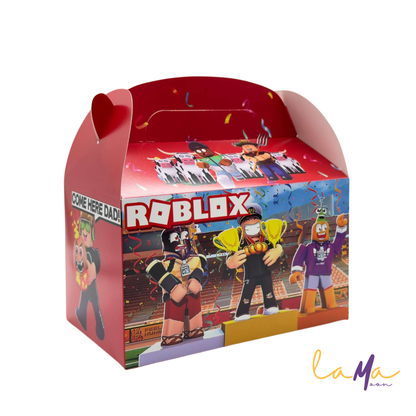 Roblox Party Favor Boxes: Gaming Birthday Treat Boxes