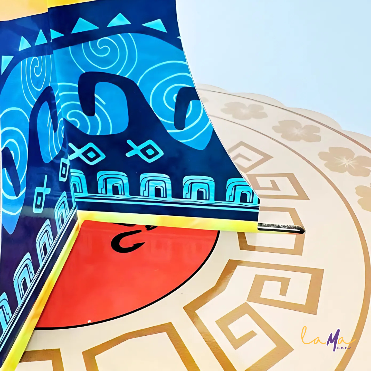 Wayfinder Adventure! 3-Tier Moana & Hawaii Theme Cupcake Stand for Tropical Parties