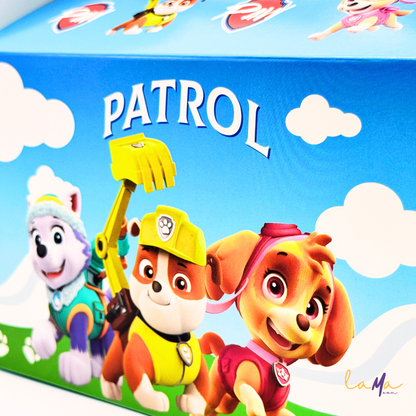 Cartoon Puppy Birthday Favor Box – Kids’ Dog-Themed Treat Bag