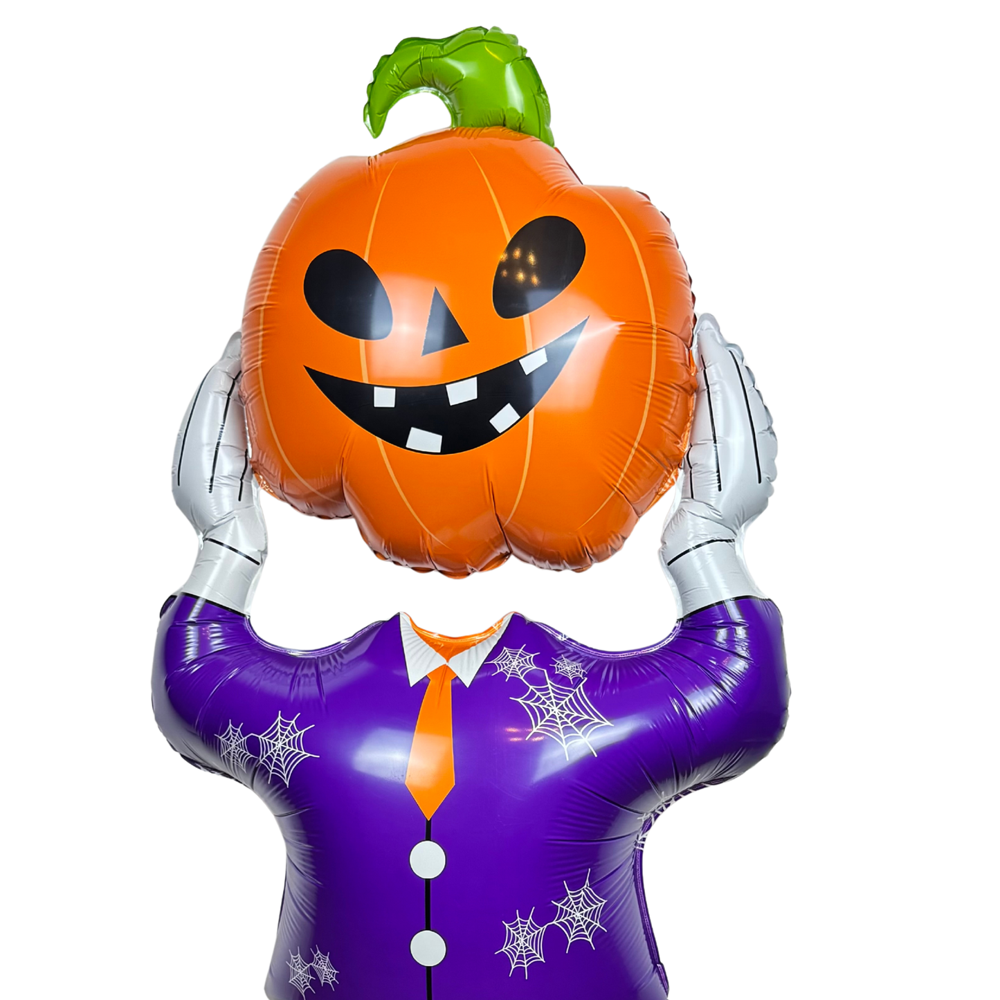 Halloween Pumpkin Head Foil Balloon – Giant 48" 3D Party Decoration for Kids & Adults